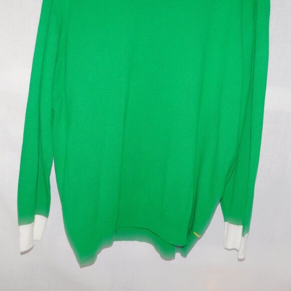 Green Elf Ugly Christmas Holiday Sweater Dress Up Mens XL Acrylic - Picture 9 of 9